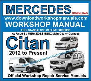 Mercedes Citan repair workshop manual